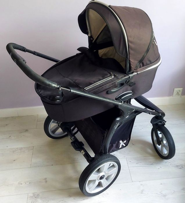 Czarny wózek X-Lander 2 w 1 + akcesoria
