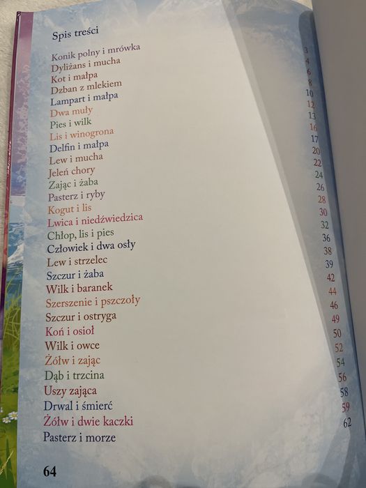 Bajki La Fontaine w bdb + stanie