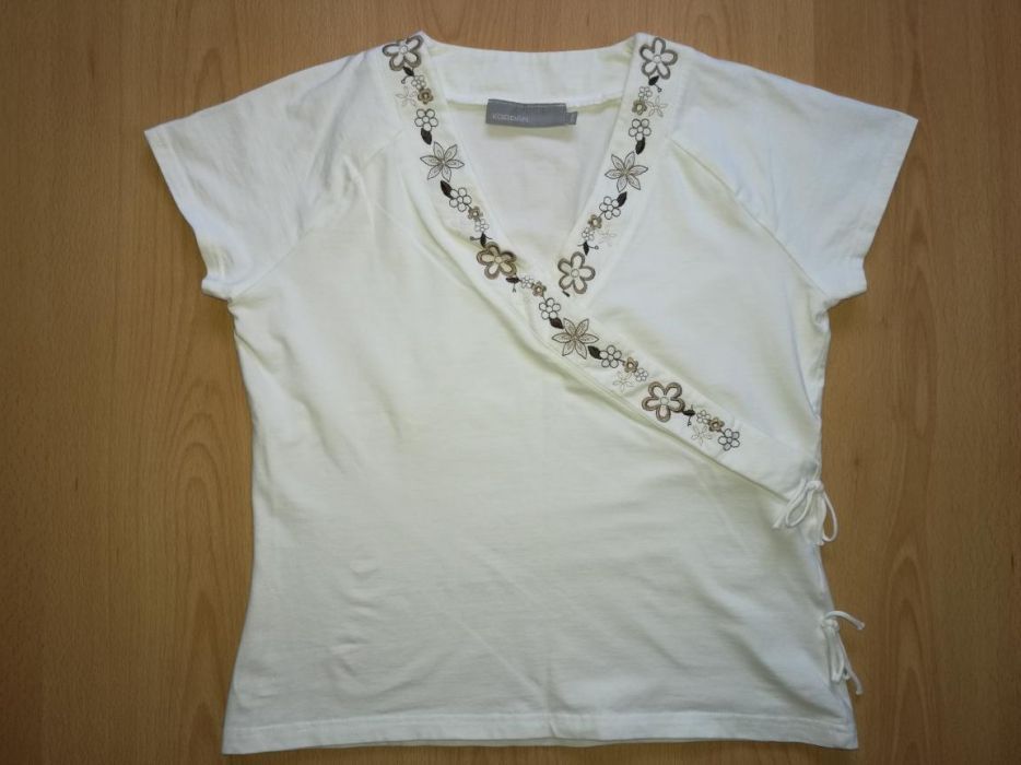 Bluzka KappAhl roz. 38/40 L bluzeczka biała ,wizytowa,elegancka