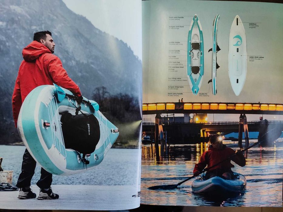 Spinera Adriatic 430 Байдарка 2 шари надувной КАЯК сап sup board дошка