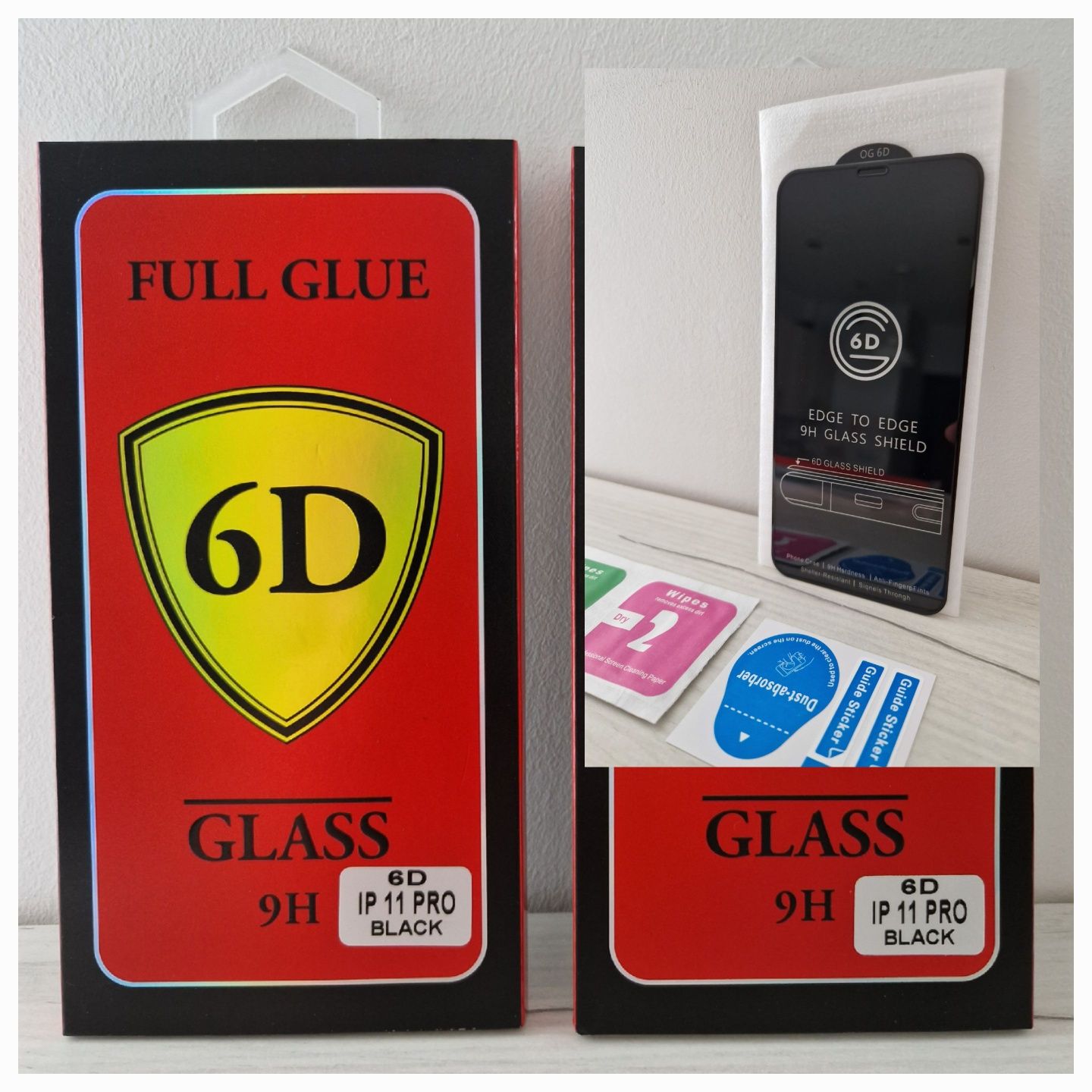 Hartowane szkło Full Glue 6D do IPHONE 11 PRO