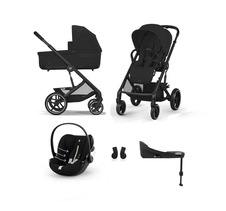 Cybex Balios S LUX Almond Beige | 4w1 | Cloud G + baza G | adaptery