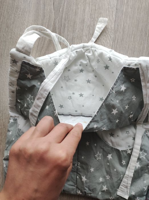 Organizer na łóżeczko dziecięce z bawełny