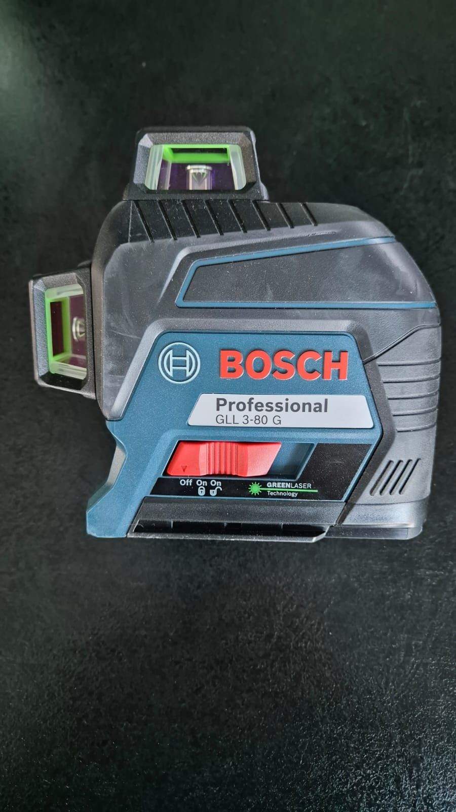 Laser liniowy poziomica BOSCH GLL 3-80 G zielony 360 NOWY