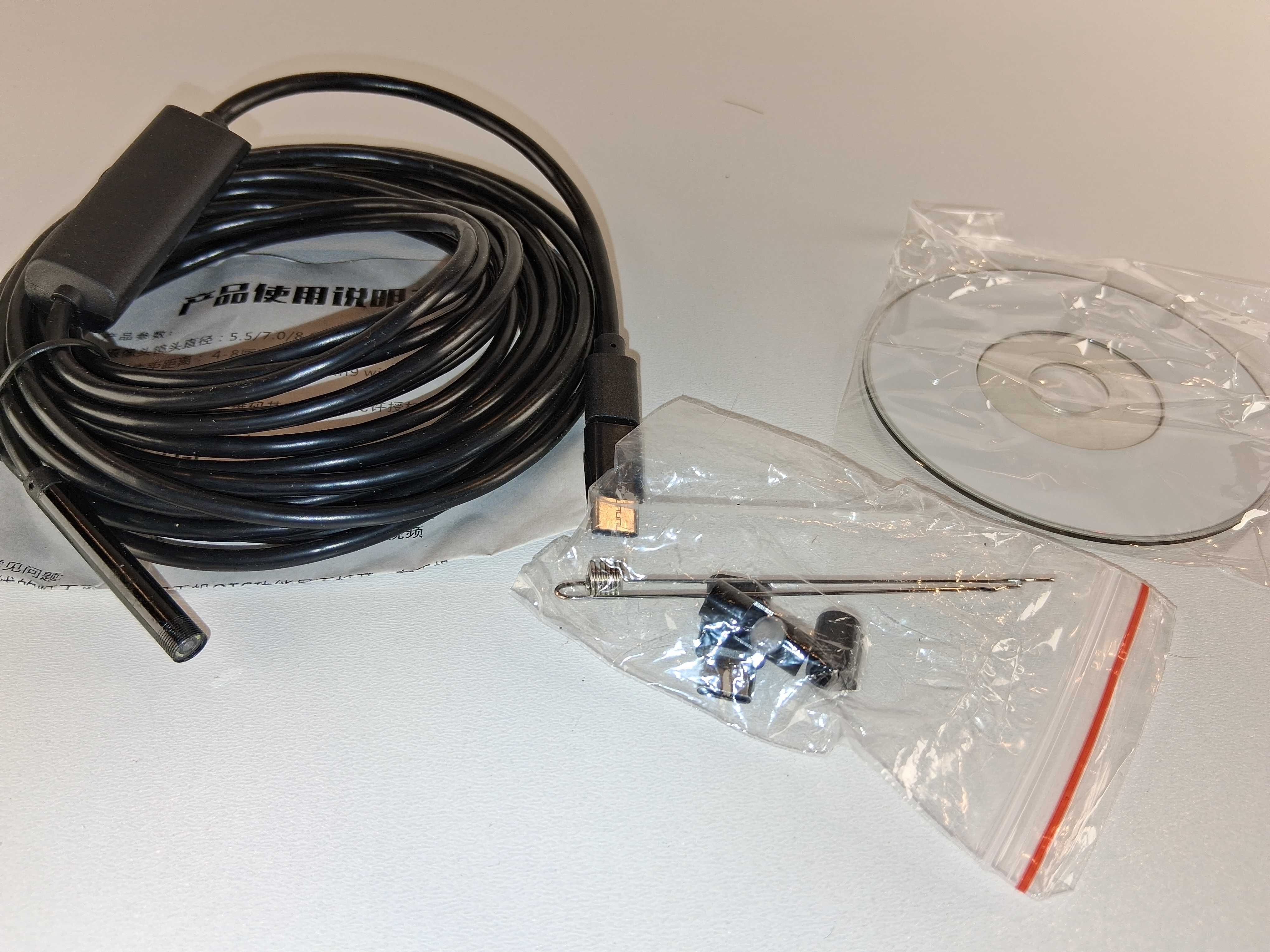 Y165 Kamera Endoskopowa USB-C Do Telefonu Inspekcyjna LED