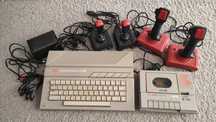 Atari 65XE duży zestaw działający