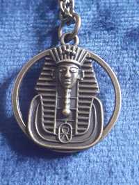 Medalhas Corrente Coleção Egípto pingente Horus Anubis Faraó Nefertiti