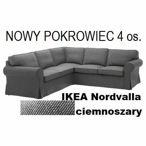 EKTORP 4os. (2+2) Nordvalla. Nowy pokrowiec na narożnik