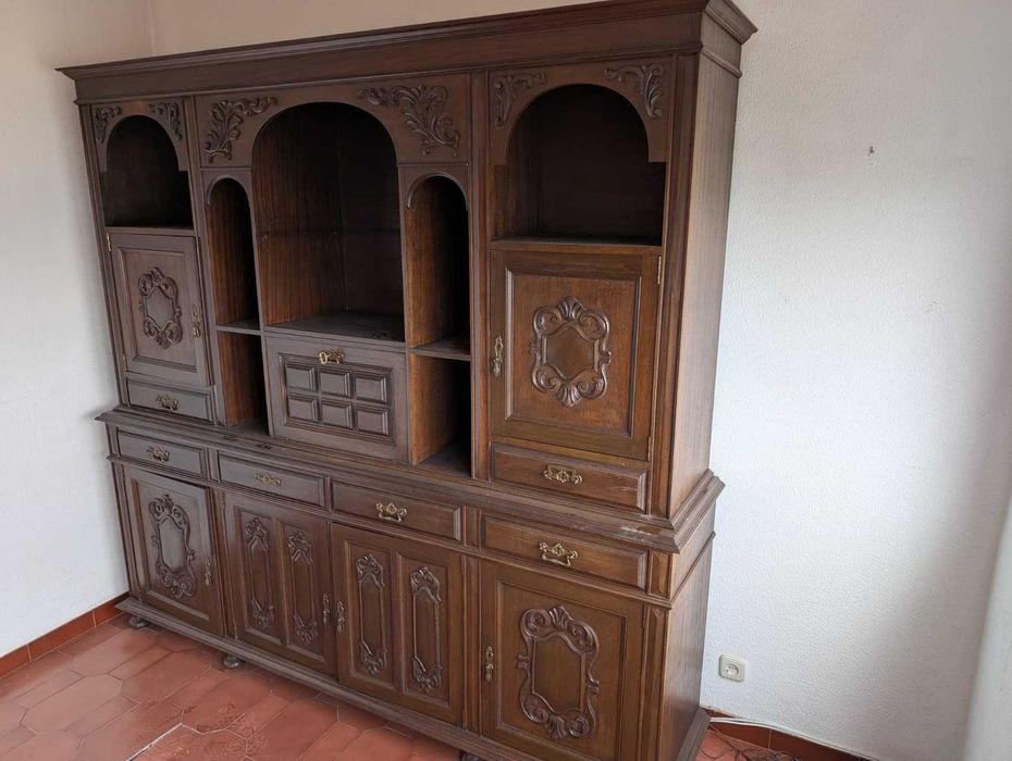 Móvel sala madeira maciça