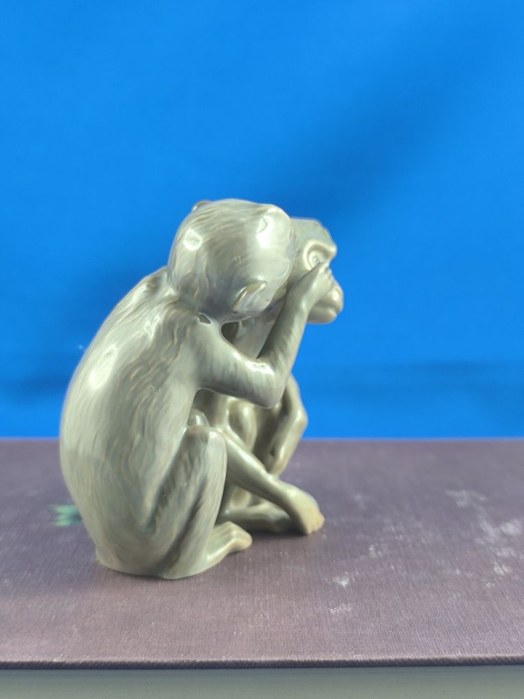 Para małp Bing&Grondahl Kopenhaga #porcelana #ozdoba #prezent #Dania