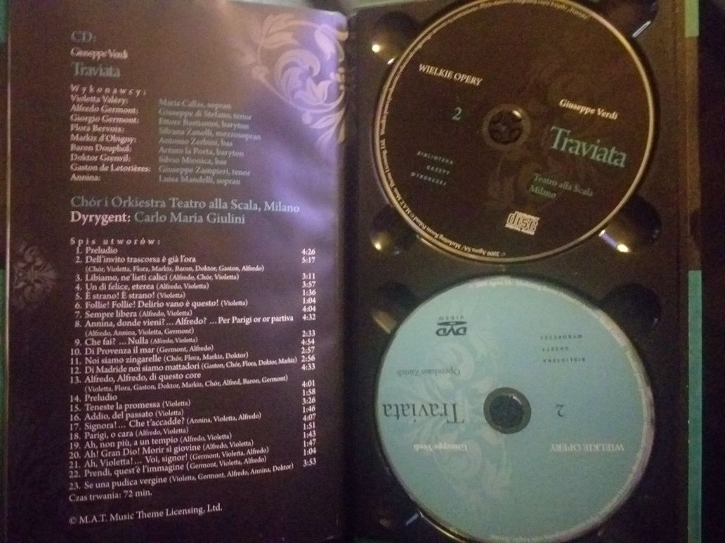 DVD/CD Giuseppe Verdi Traviata Agora 2009