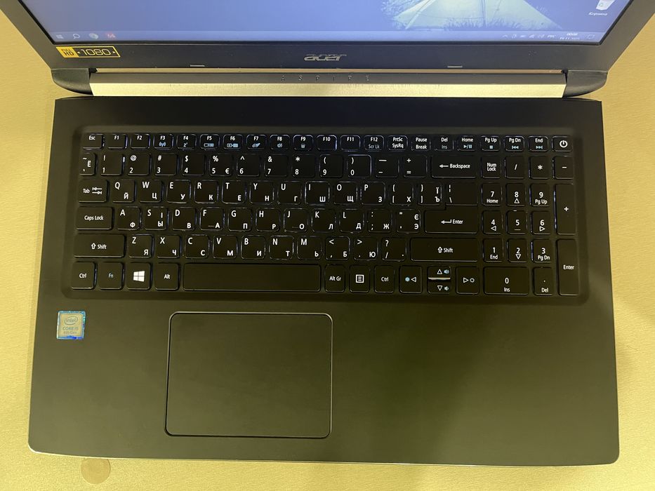 Ноутбук 15.6" Acer Aspire 5 на Intel i5-8250U с 8ОЗУ/256SSD/FullHD