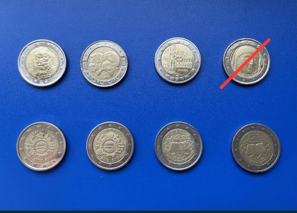 Продам евро монети