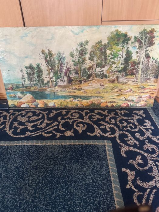 Obraz pejzaż, drzewa