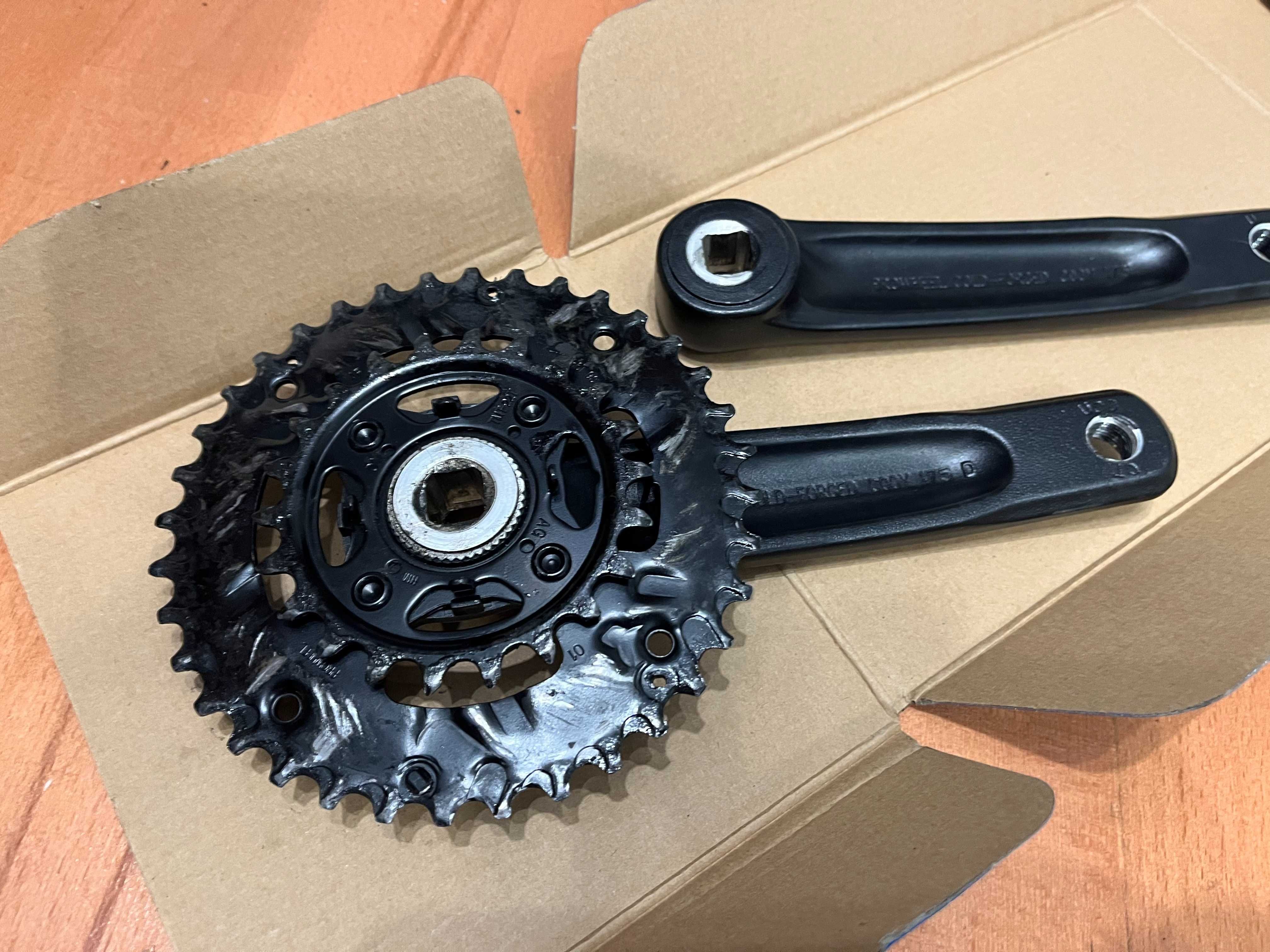 Шатуни Prowheel 175 мм + каретка Neco 73×124.5, б/в, гарний стан