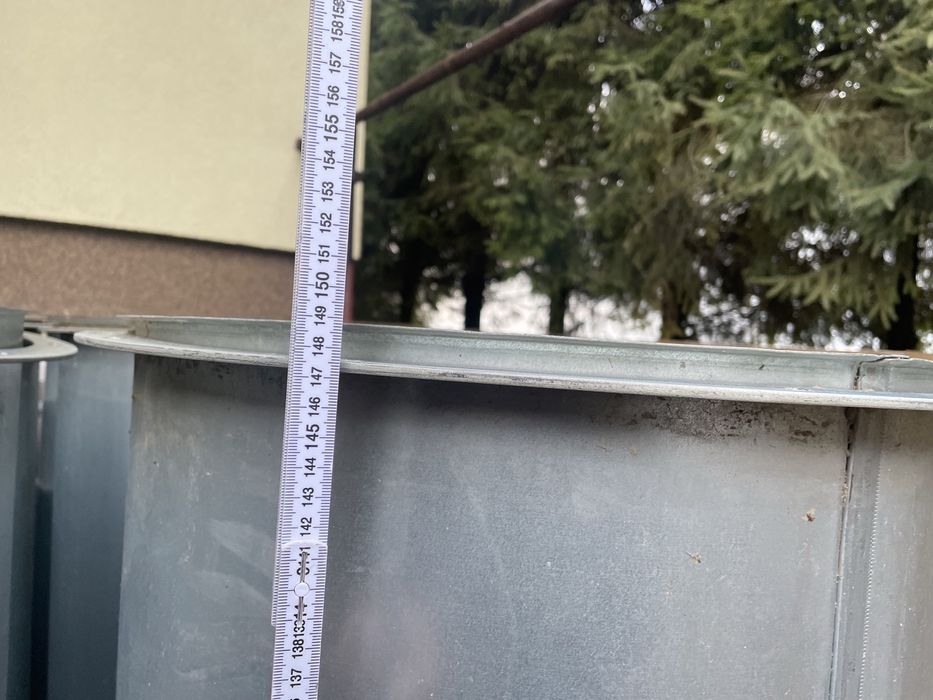 Rury ocynkowane z demontażu wraz z kołnierzami