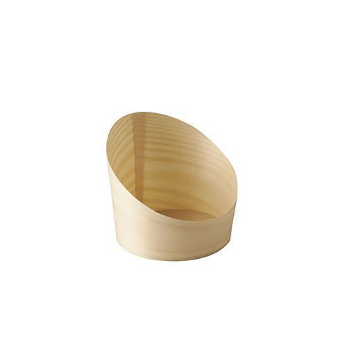 Kubek fingerfood fi 82mm drewniany pucharek 25szt
