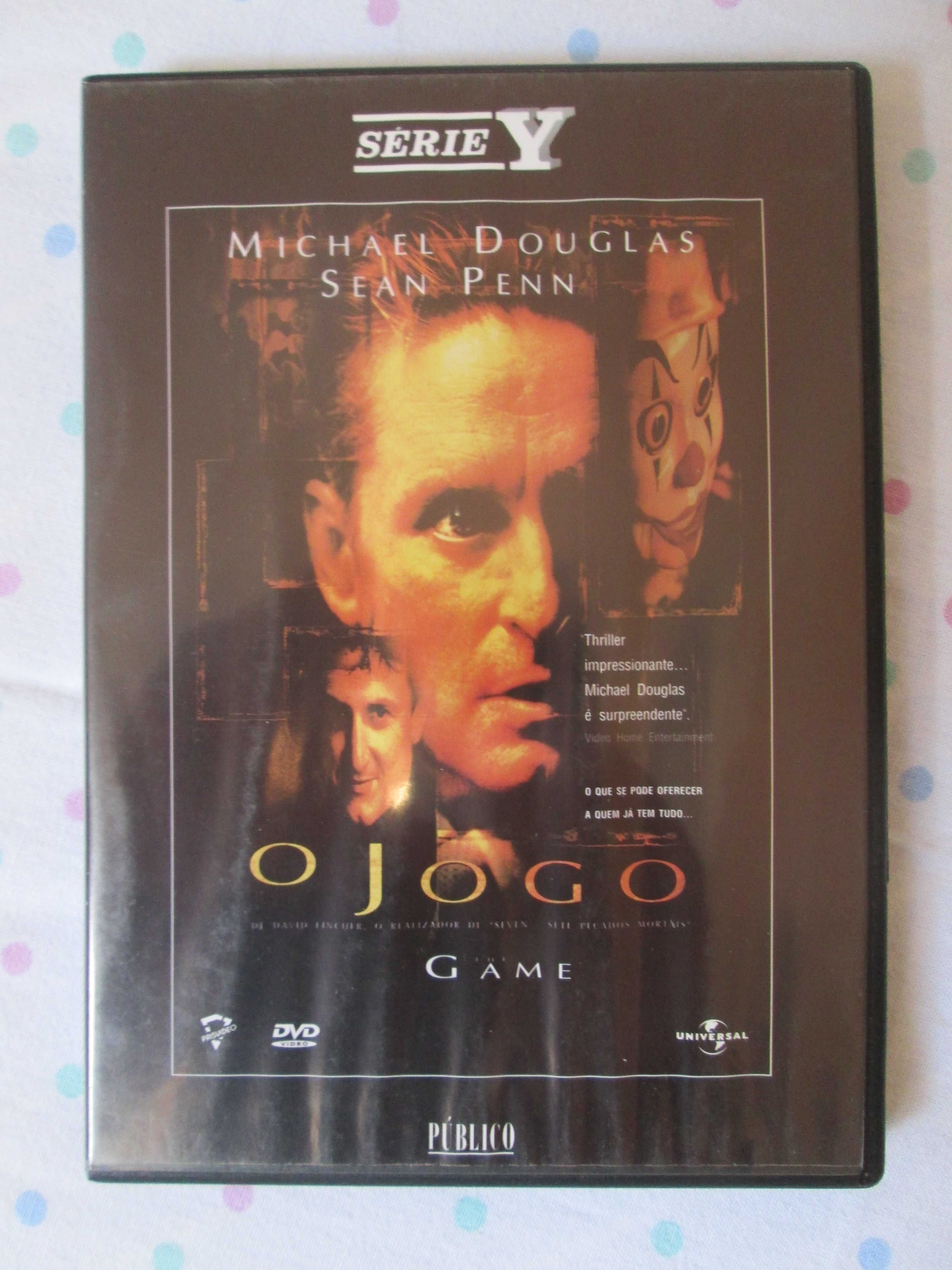 DVD O Jogo, com Sean Penn, Michael Douglas, Deborah Unger