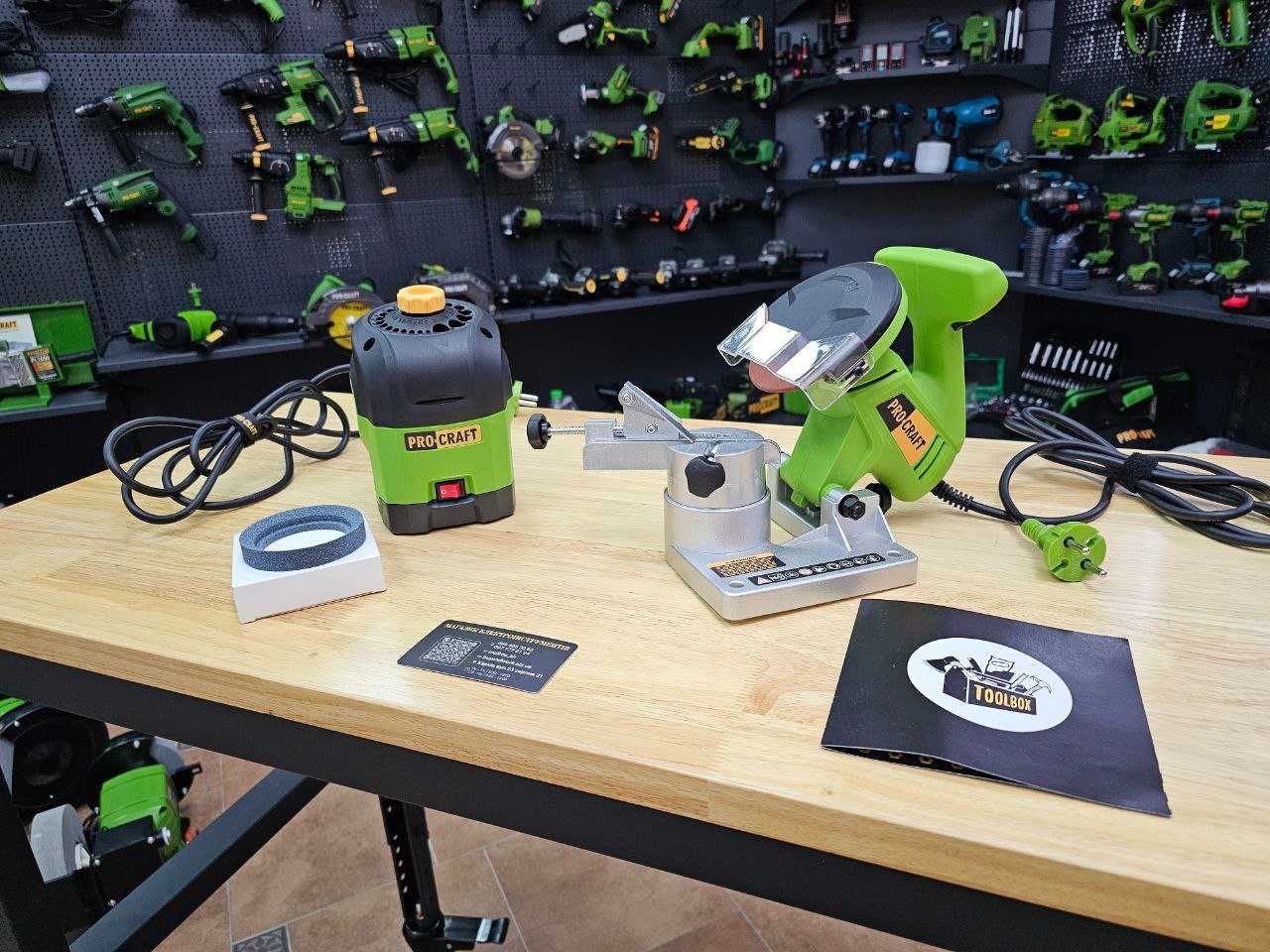 Комплект Станок для заточки сверл ProCraft  +для Заточки цепи Гарантия