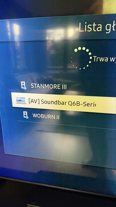 Soundbar Samsung z subwooferem + pilot, bardzo dobry stan