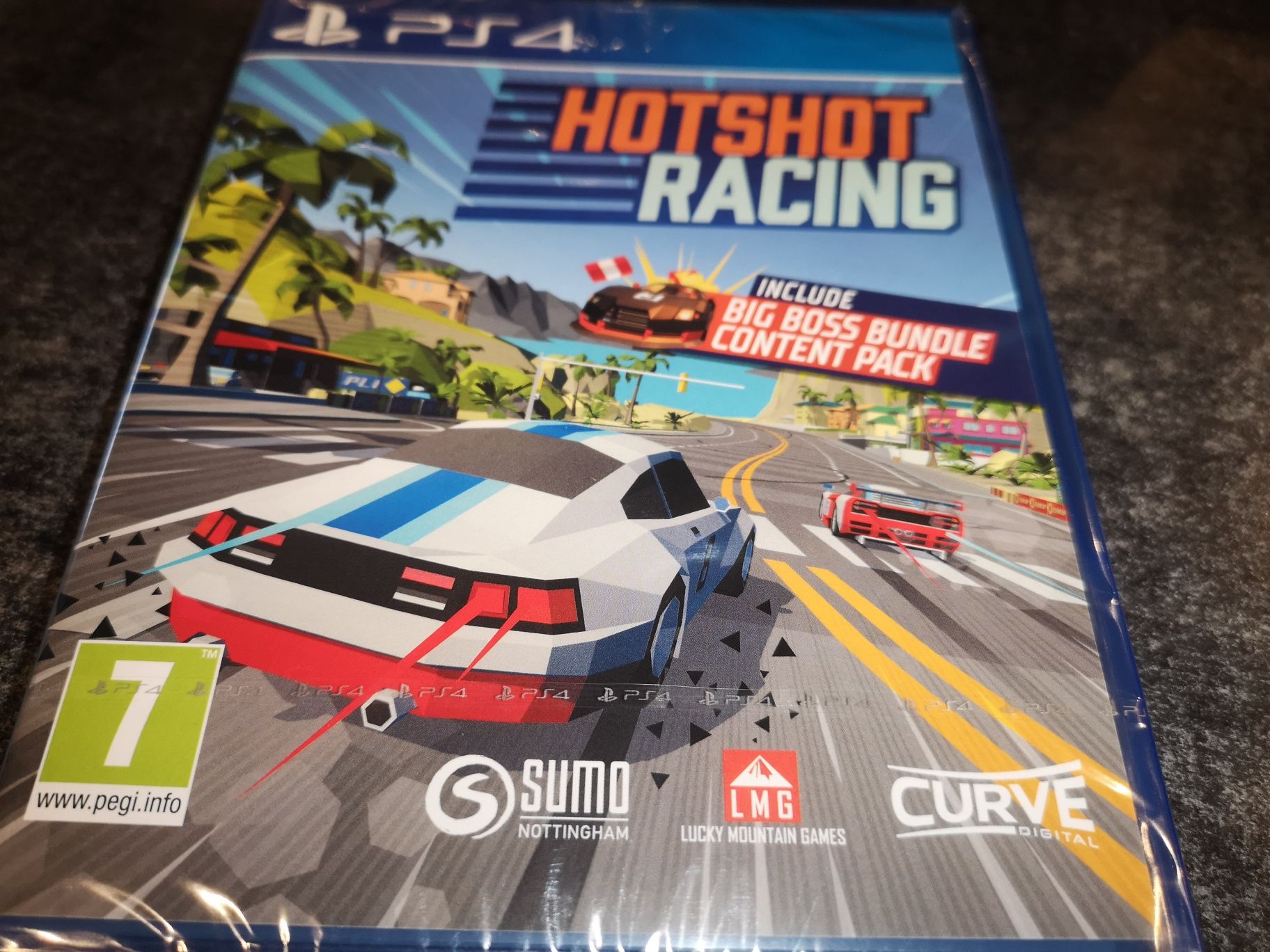 HotShot Racing PS4 gra (Drift, opcja 1-4 graczy) nowa w folii SKLEP