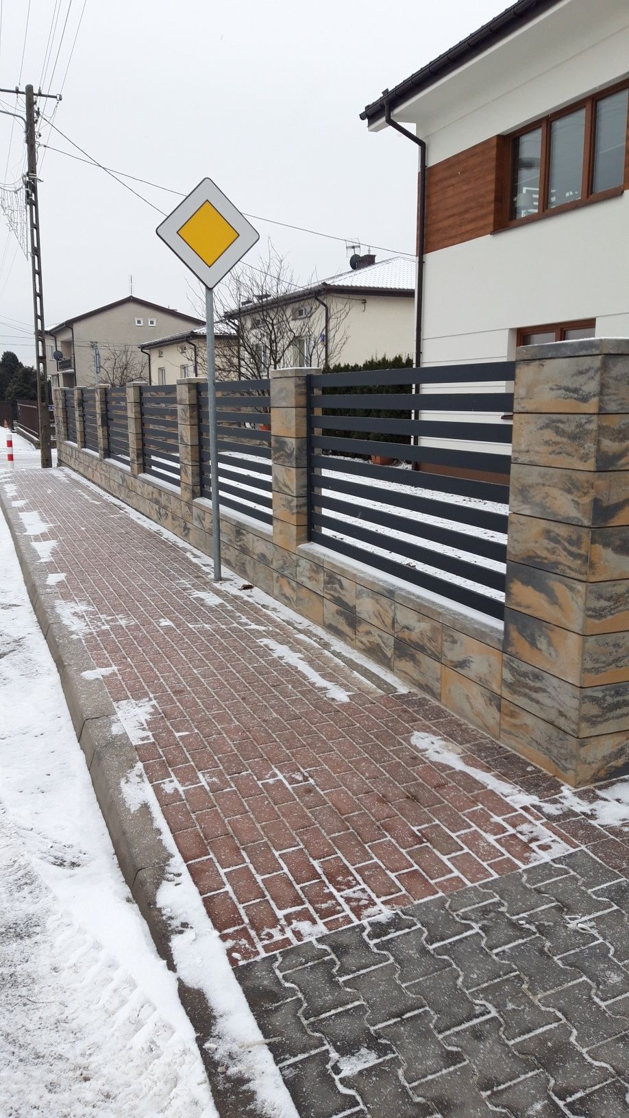 Ogrodzenie przęsło brama nowoczesne aluminiowe palisadowe panelowe