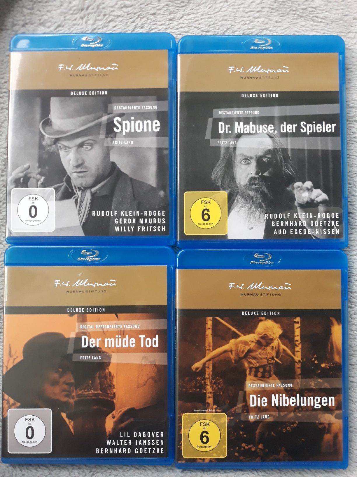 Fritz Lang 5 niemych filmów  F.W.Murnau BD