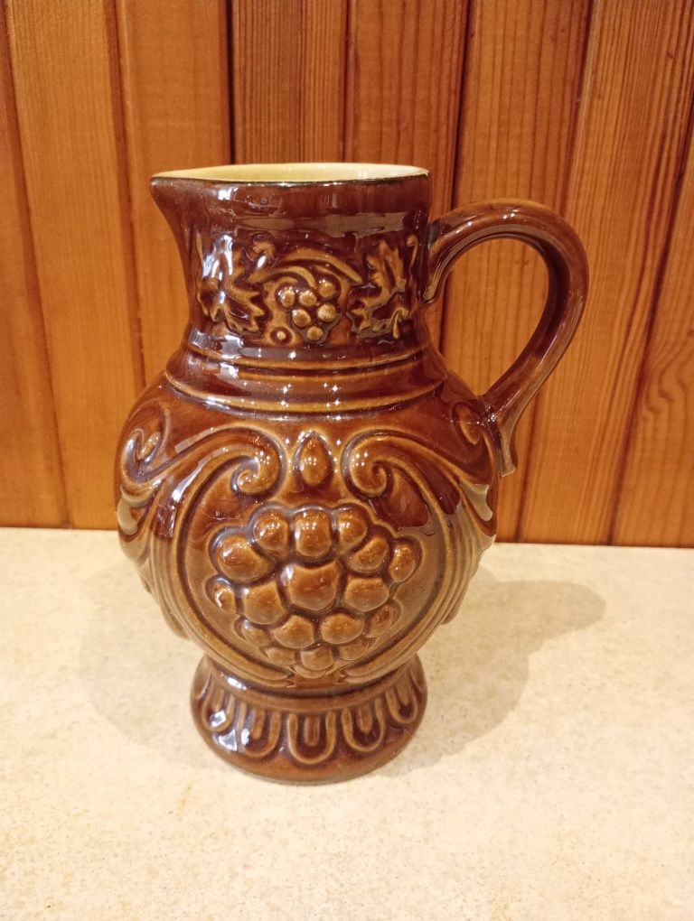 Dzbanek ceramiczny szkliwiony