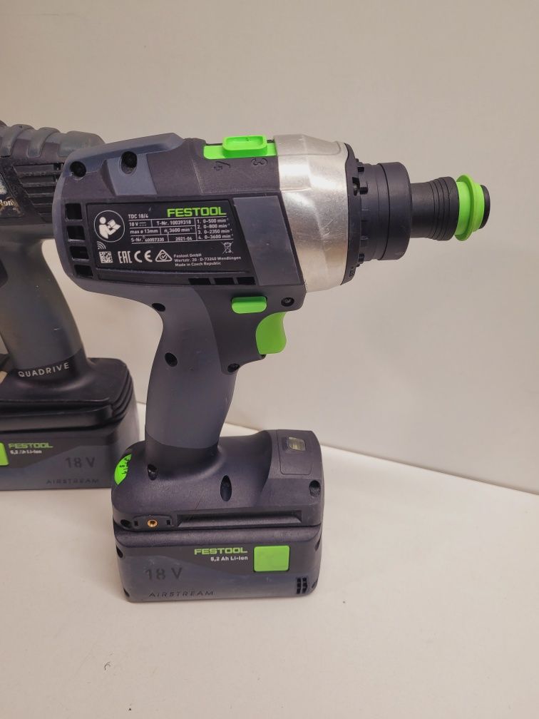 Festool TDC 18/4, DRC 18/4 безщітковий акумуляторний шуруповерт