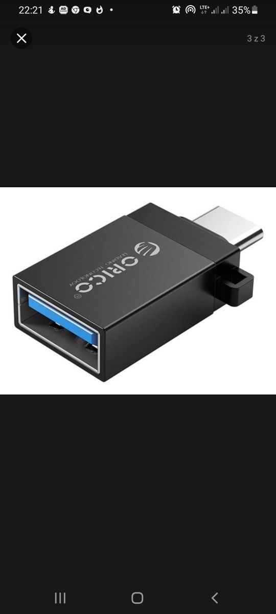 Orico Kabel Lightning - USB-A (MFI, 18W) laptopa tableta telefon