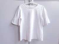 Biała haftowana bluzka t-shirt White Stuff 40 42