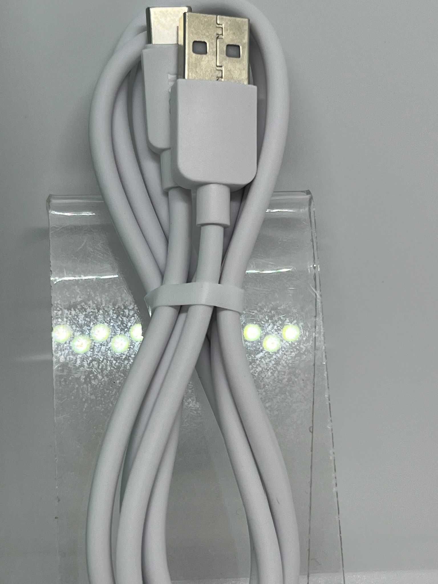 Kabel USB A do Typ C 2,4A | 27W! | 1 m | biały - Power-Delivery