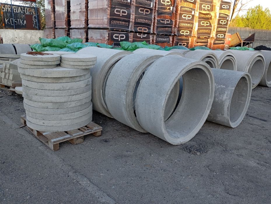 Kręgi betonowe różne rozmiary.