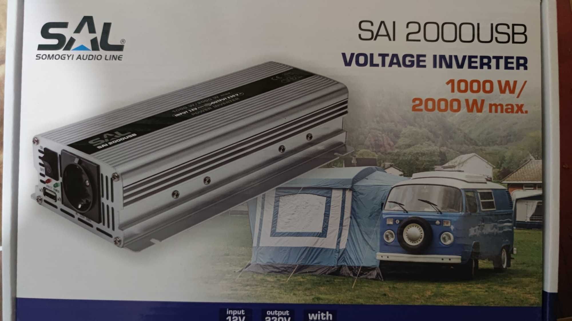 Продам преобразователь напряжения 12/220V 1000W/2000W