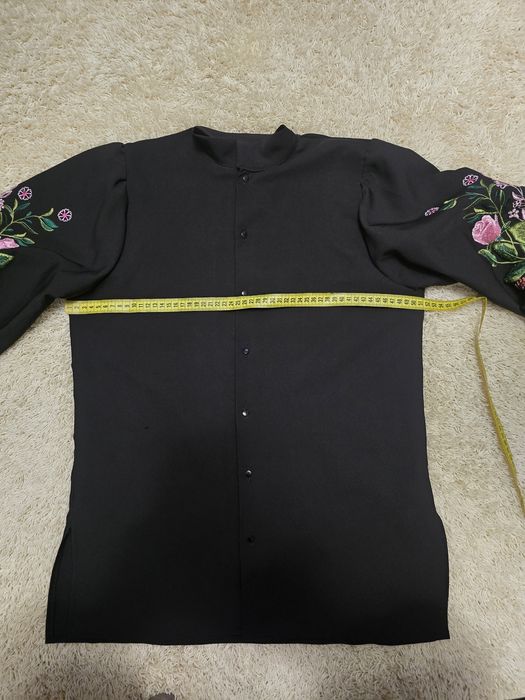 Жіноча вишиванка блуза чорна