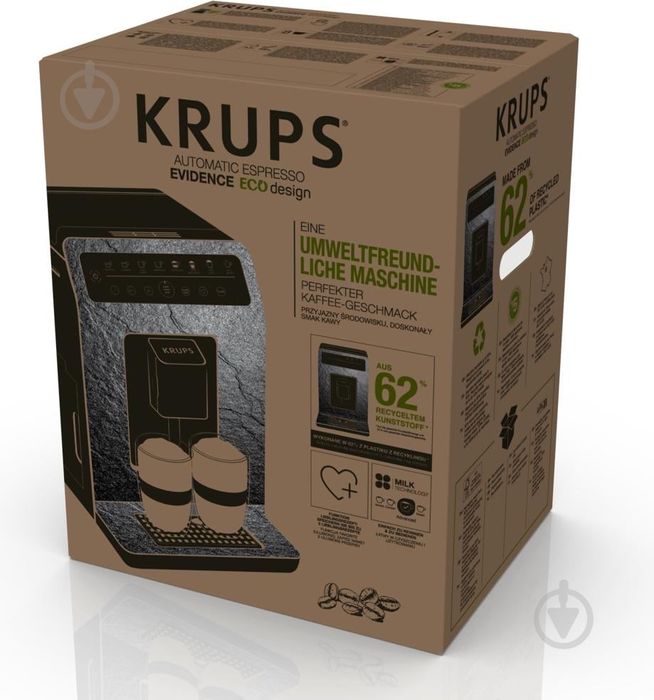 Кофемашина Krups Evidence Eco Design EA897B10