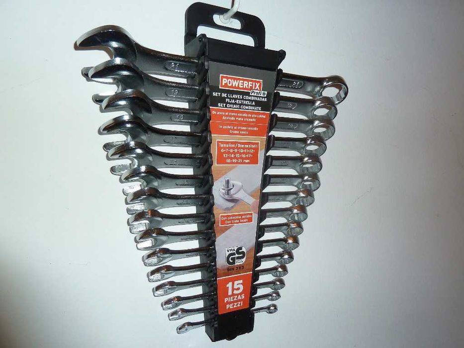 Jogo de 15 chaves Powerfix (Parkside/lidl)