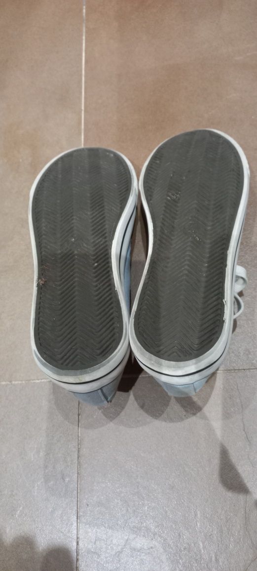 Tenis tipo All Star azul claro n°36