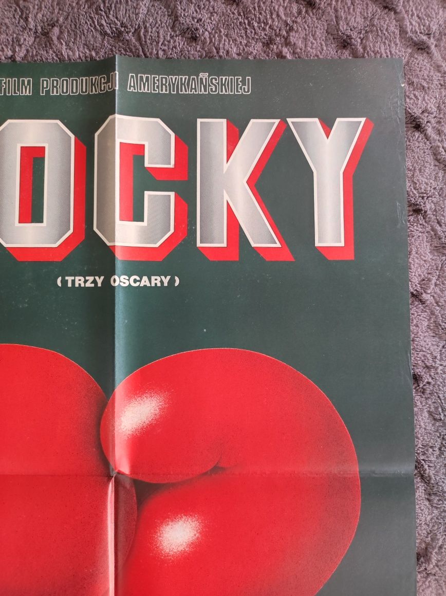 Plakat kinowy Rocky oryginał Lutczyn 78r.