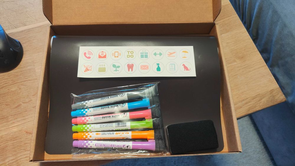 Tablica Magnetyczna 42x28 Cm Po Nieniemiecku Na Lodówkę Do Pisania