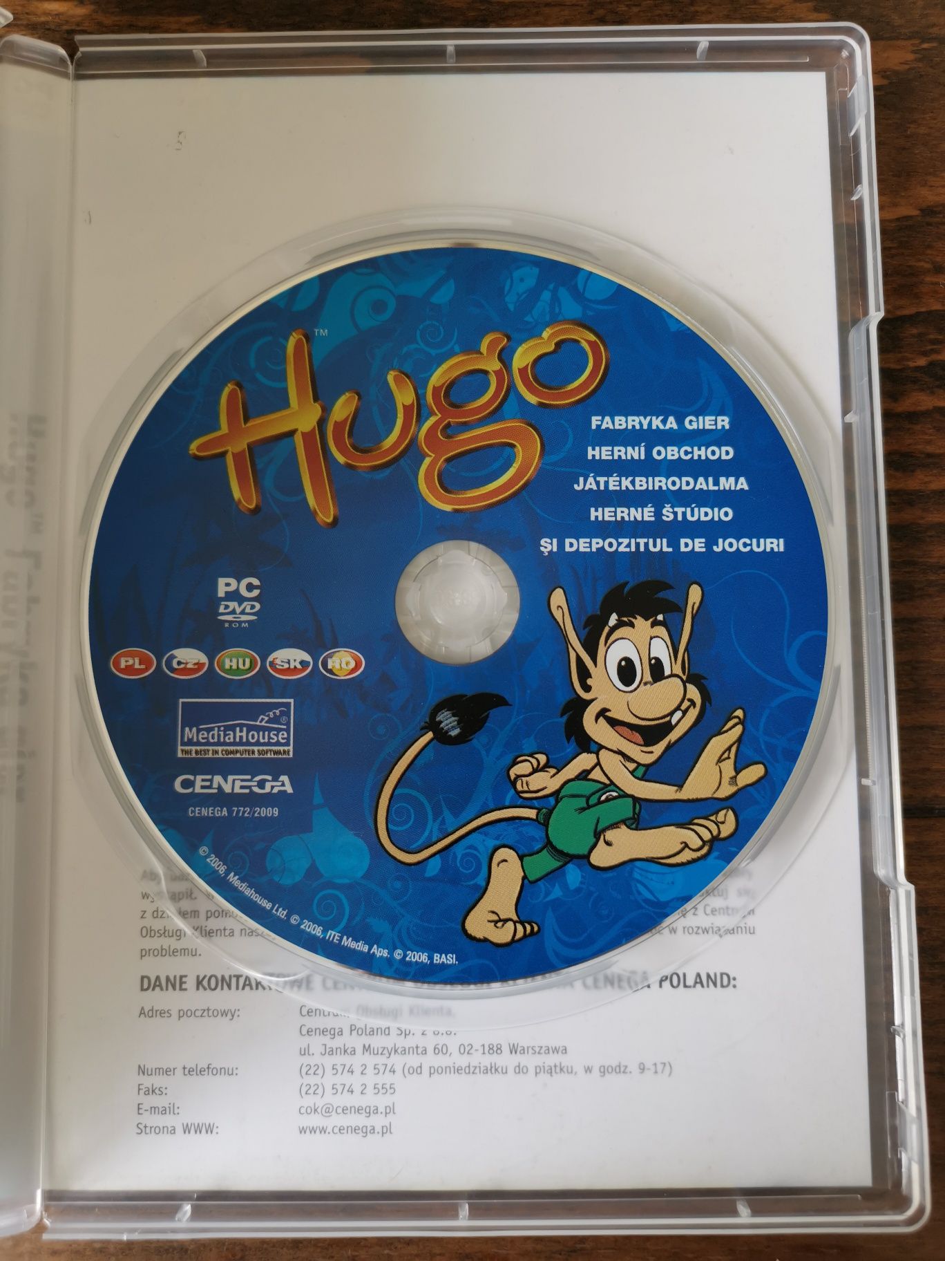 Hugo fabryka gier, gra na PC