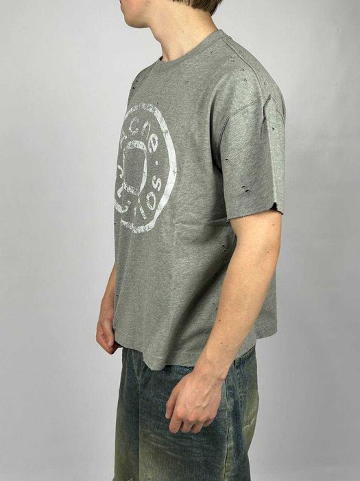 Футболка сіра Acne Studios серая archive opium distressed M L S