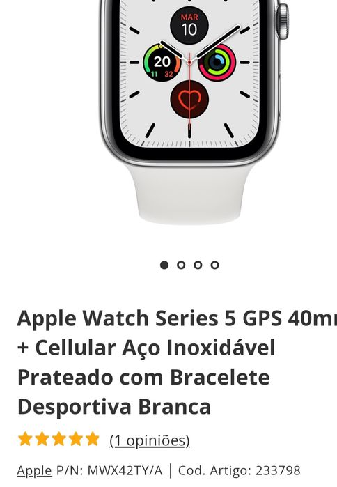 Apple watch series 5 GPS 40mm