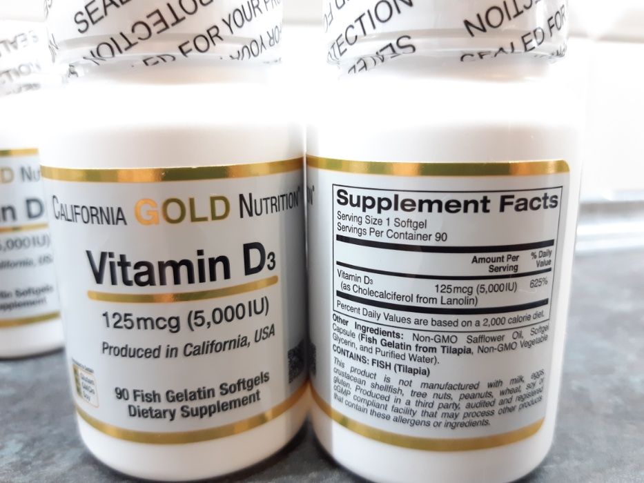 CGN, Vitamin D3 5000 МЕ (90 капс.), витамин D3, вітамін D3, D-3
