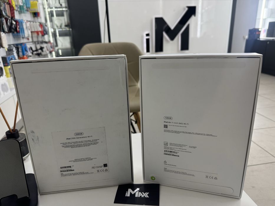 iPad 10, 11 256gb, Air 11-inch 2025 M3 128gb Open Box