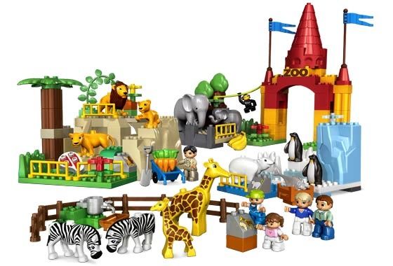 Оригінальний набір Лего Дупло Гігантський зоопарк 4960 Lego Duplo