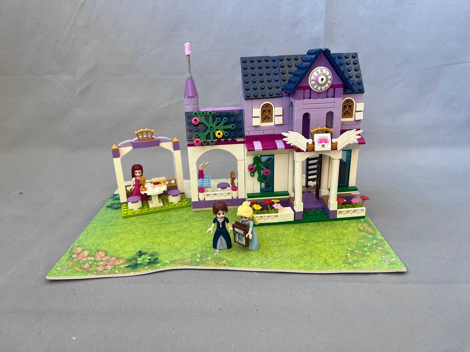 Конструктор Qman 2608 рожева серія, бібліотека, фігурки, 422 дет