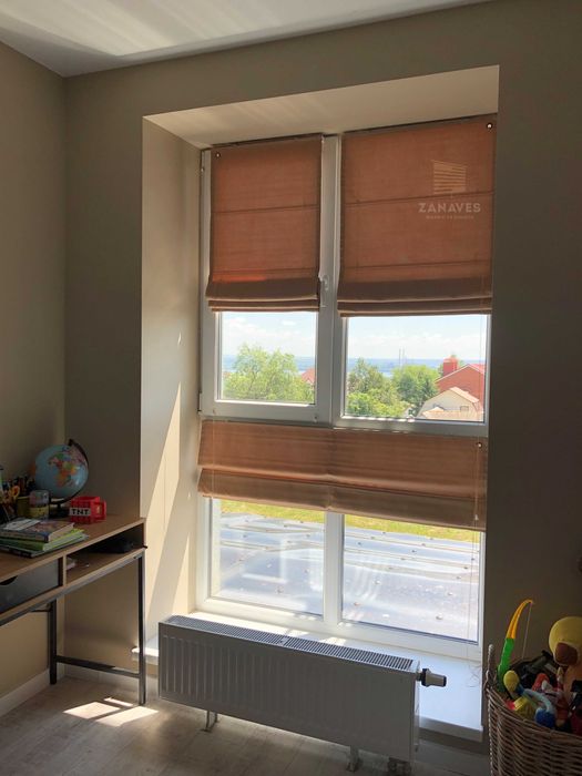 Тканевые ролеты двойные. Жалюзи день ночь, римские, рулонные шторы