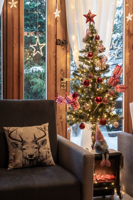 Domek w lesie z jacuzzi, magiczny klimat,narty,lodowisko,sanki