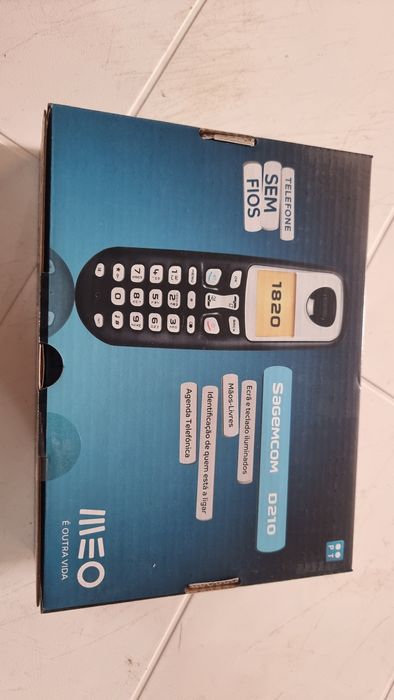 Telefone sem fios novo